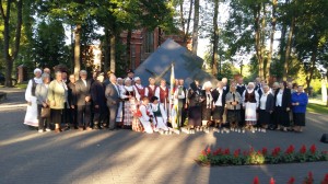 Juodojo birželio atminimo akcija prie Didžiosios kovos apygardos partizanų paminklo.