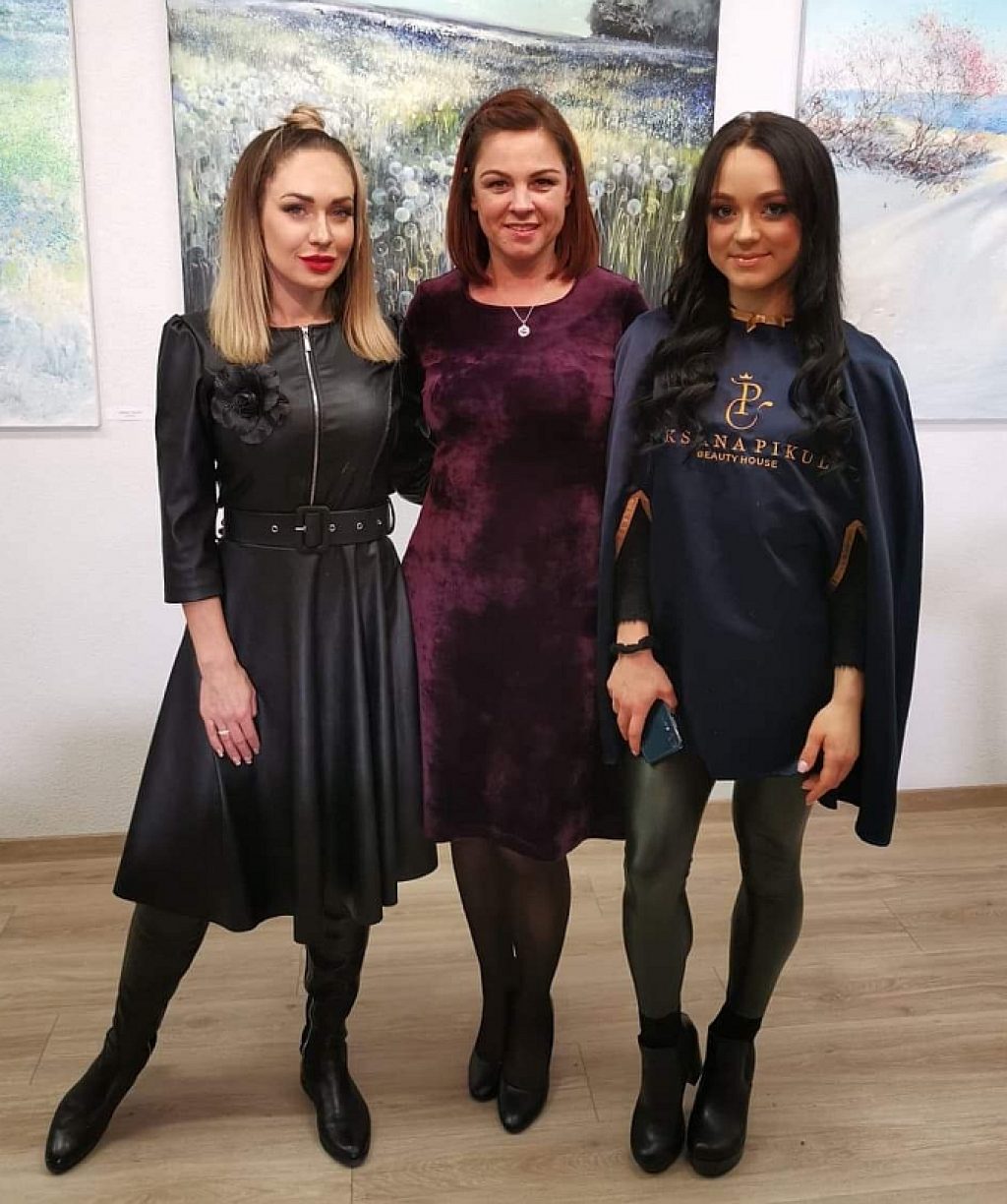 Oksana Pikul-Jasaitienė su Inga Vaickiene ir Skaiste Danilevičiūte.