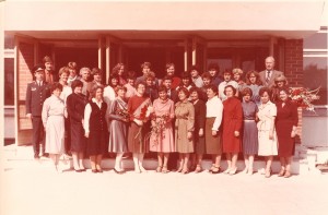 Mokytojų kolektyvas. 1985 m.