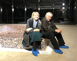 Naujajame baseine Ūkio plėtros skyriaus vedėja Rita Gujienė.