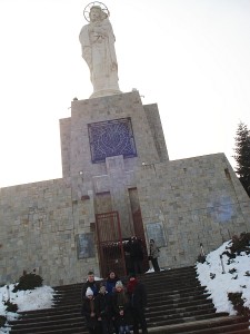 Šventosios Marijos monumentas, pastatytas už Haskovo bendruomenės suaukotas lėšas.