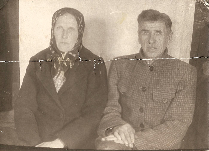 Partizanų ryšininkės tėvai Ona ir Jonas Penkauskai Igarkoje.