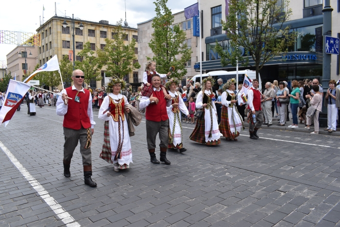 Širvintų eisenos dalyviai buvo puikiai nusiteikę.