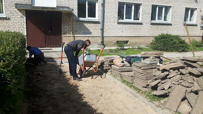 Tvarkoma namo aplinka
