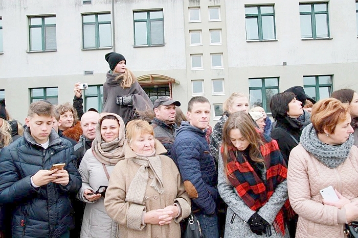 Akimirka iš iškilmių...