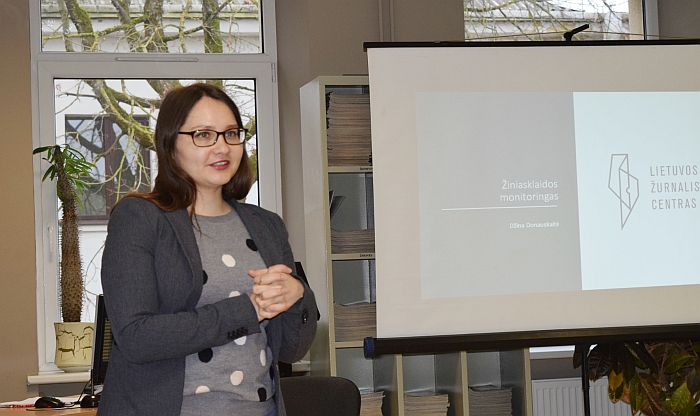 Žurnalistikos instituto asistentė dr. Džina Donauskaitė