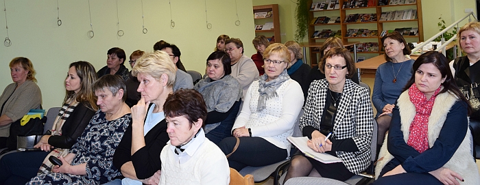 Vyko mokymai bibliotekos darbuotojams, kurių tema: „Kaip pateikti informaciją spaudai ir interneto svetainei“.