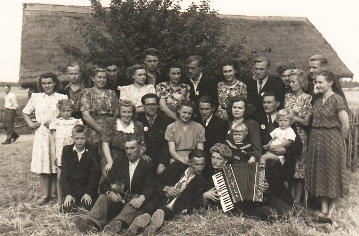 Aldonos ir Vinco Narušių vestuvėse prieš 60 metų.