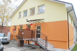 Po remonto pastatas pasikeitė neatpažįstamai.