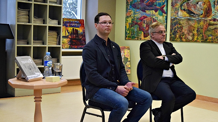 Politologas Dovilas Petkus ir prof. Vytautas Radžvilas.