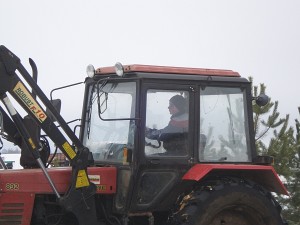 Šešiolikmetis Vygantas Jankūnas geba vairuoti visokią techniką.