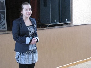 Emilija Vasilionkaitė regioniniame meninio skaitymo konkurse užėmė trečią vietą.