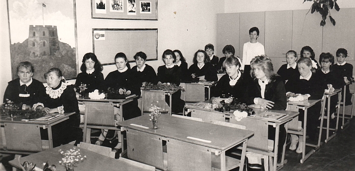 Paskutinio skambučio šventė. 1998 m.