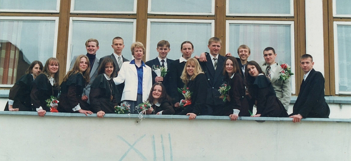 Paskutinio skambučio šventė. 1988-05-25.