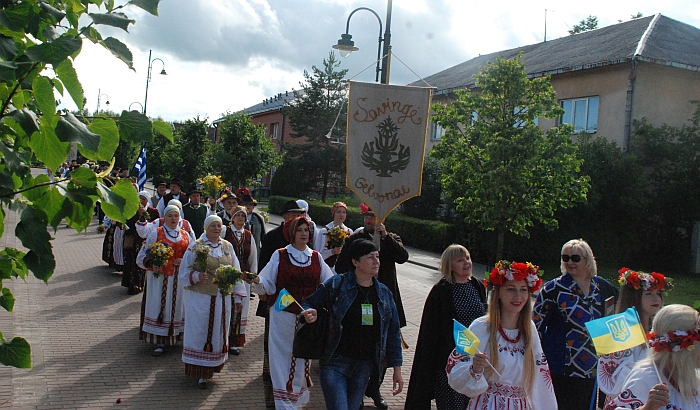 Įspūdinga eisena Igno Šeiniaus alėja